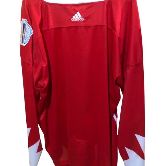 Adidas Authentic Team Canada 2016 World Cup of Hockey Jersey Red XXXL has strap - Picture 2 of 16